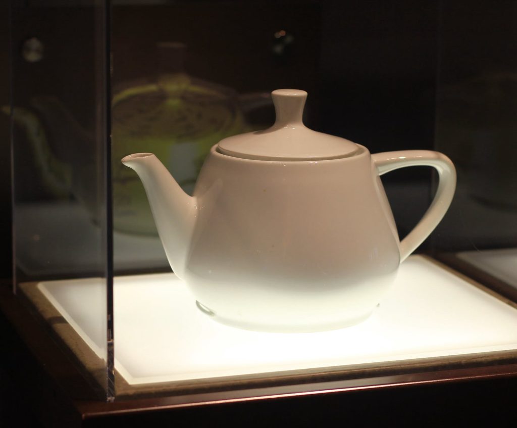 The original Utah Teapot, a staple of early computer graphics