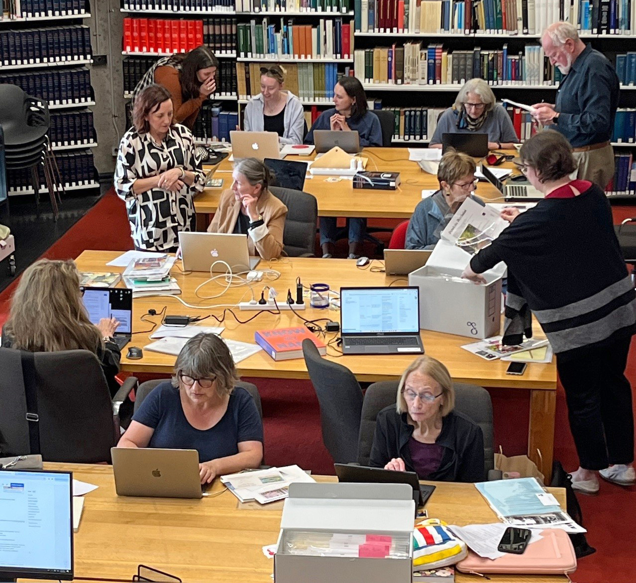 The National Gallery of Australia Research Library hosts the 2024 Know My Name (designed to improve representation of women and gender-diverse artists) Wikipedia Edit-a-Thon. (Photo Courtesy of Wikimedia Commons, by 'Aliceinthealice')