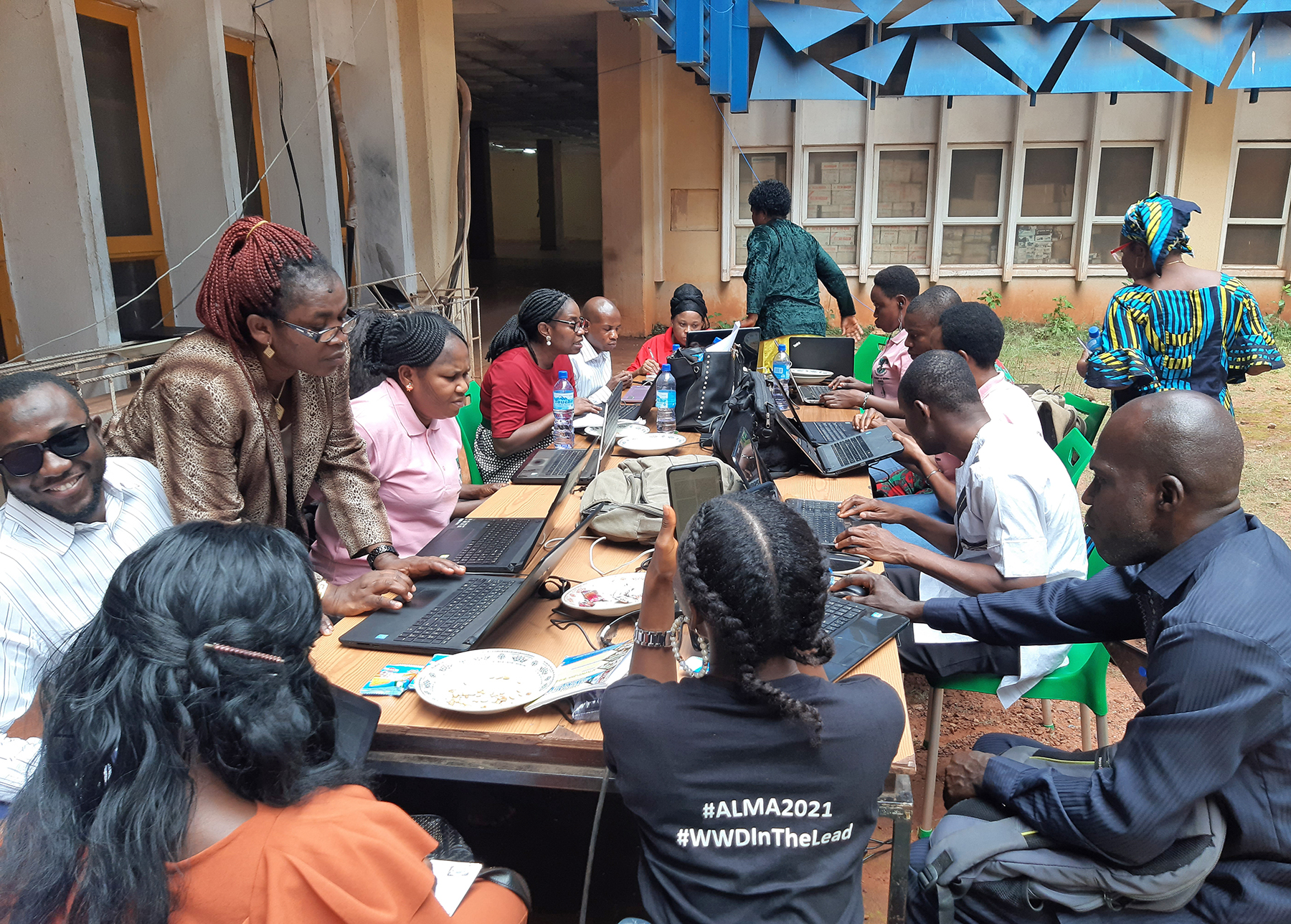 Universities Research Group of University of Nigeria Nsukka hosts a Wikipedia Edit-a-Thon workshop in 2021. (Photo Courtesy of Wikimedia Commons, by Ngozi Osadebe)