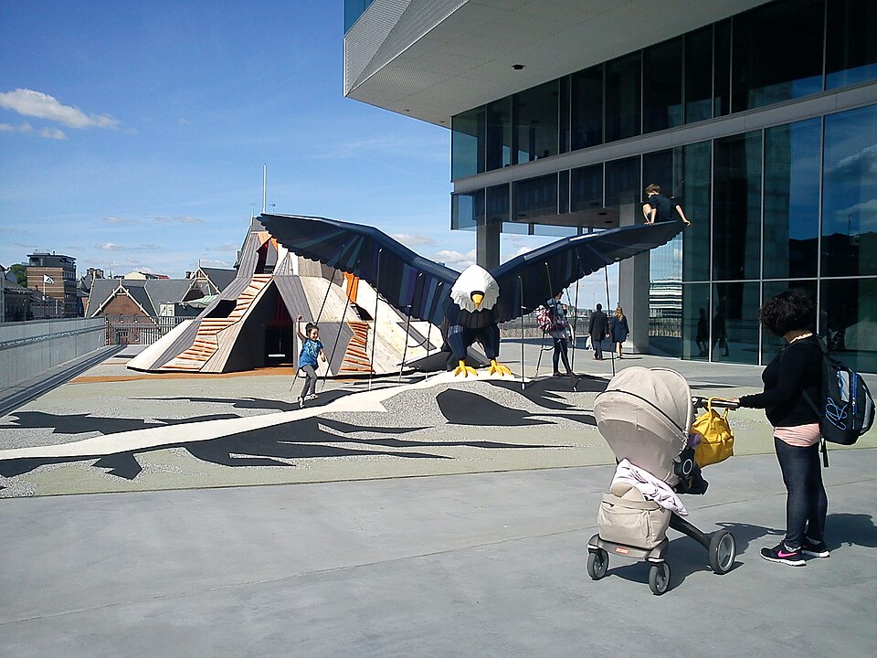 One of the playgrounds at DOKK1