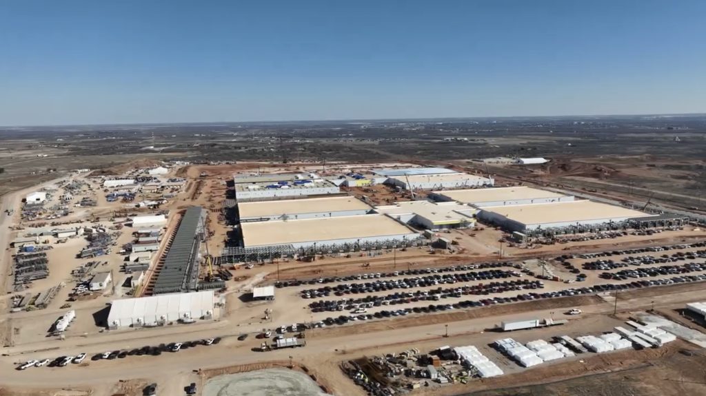 Aerial view of Stargate data center 