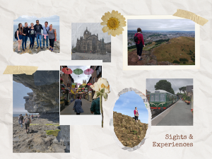 Travel photo collage.