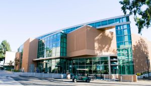 The ELAC Helen Miller Bailey Library - exterior facade.