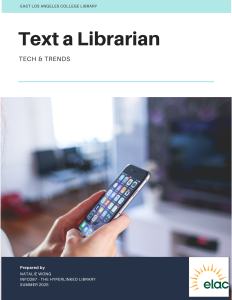 Title page of Text a Librarian report