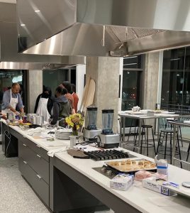 Roxbury Branch Library's Nutrition Lab, a professional kitchen space inside the library