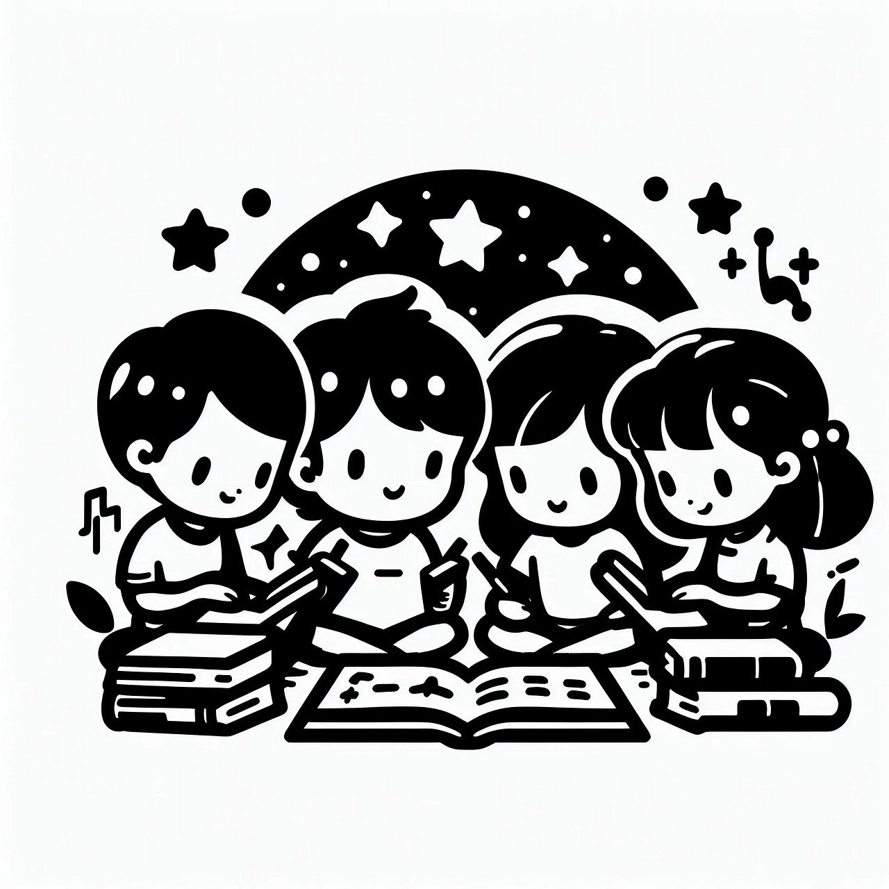 Amrita-art. (2023). Kids group learning reading study [Photograph]. Pixabay. https://pixabay.com/illustrations/kids-group-learning-reading-study-8316102/